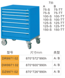 DR997102-7抽工具车